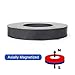 Ferrite Ring Large Magnet,4.72In Dia Big Round Ceramic Disc Heavy Duty Magnets with Hole for DIY Crafts Science Projects Industrial,Large Ceramic Donut Magnet