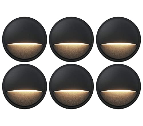 Gkoled 6-Pack Low Voltage Led Deck Lights With Mini Size Brass Landscape Spotlight #TOP1