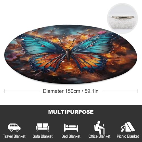 Couverture de plage ronde grand format pour ne plus manquer d'espace - 3
