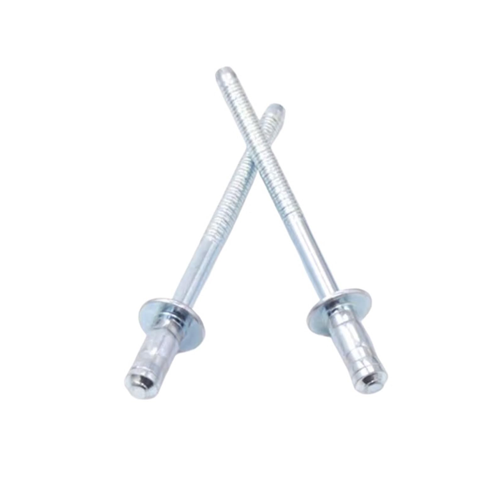 Nity aluminiowe, Nity zrywalne Łeb kopułkowy ze stali węglowej Opakowanie strukturalne po 30 szt. Lub 50 w różnych rozmiarach(50pcs,4.8x14 mm)