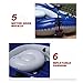 Barca Hinchable Kayak con Motor Electrico PVC Duradero Bote Inflable Portátil Balsa...