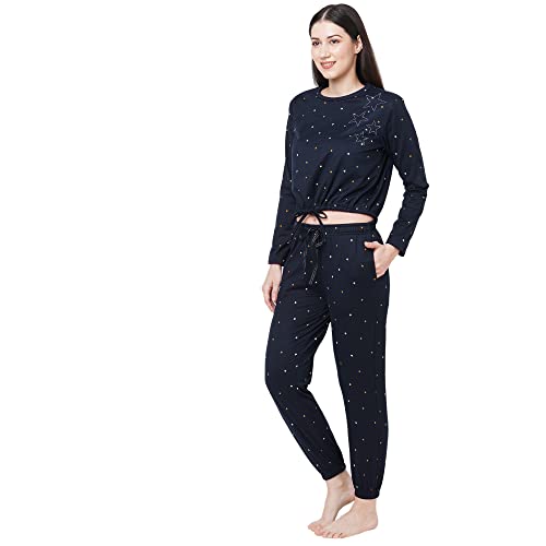 Image of Sweet Dreams Women's Cotton Printed Night Suit Set