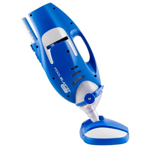 POOL BLASTER Max Cordless Pool Vacuum for Deep Cleaning & Strong Suction, Handheld Rechargeable Swimming Pool Cleaner for Inground and Above Ground Pools, Hoseless Pool Vac by Water Tech