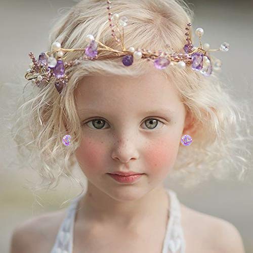 Newitin 52 Pairs Colorful Cute Stud Earrings For Girls Hypoallergenic Earrings Stainless Steel Earrings For Girls And Women #TOP4