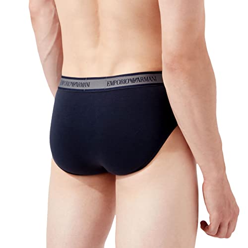 Emporio Armani men's briefs 3-piece pack elastic underpants stretch cotton underwear article 111734 2F717 BRIEF3