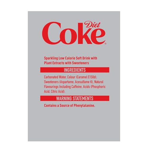 Diet Coke Can Cola, Tray 330 ml (Pack of 24) - Image 4