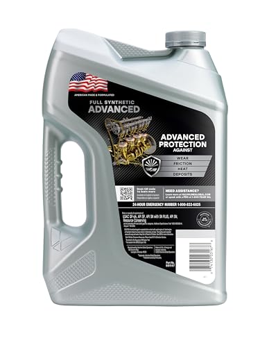 Image of Valvoline Advanced Full Synthetic SAE 5W-20 Motor Oil 5 QT, Case of 3
