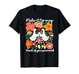 School Year End Tee Make It to May Funny Teacher Goose Women T-Shirt