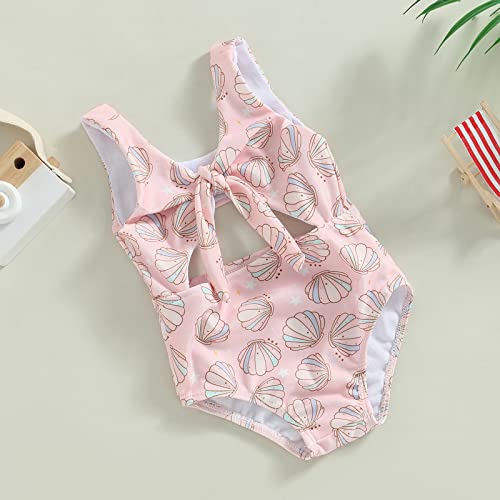 Toddler Baby Girls Swimwear Infant One Piece Swimsuit Bikini Sleeveless Hollow Bathing Suit Summer Beach Wear Outfit3