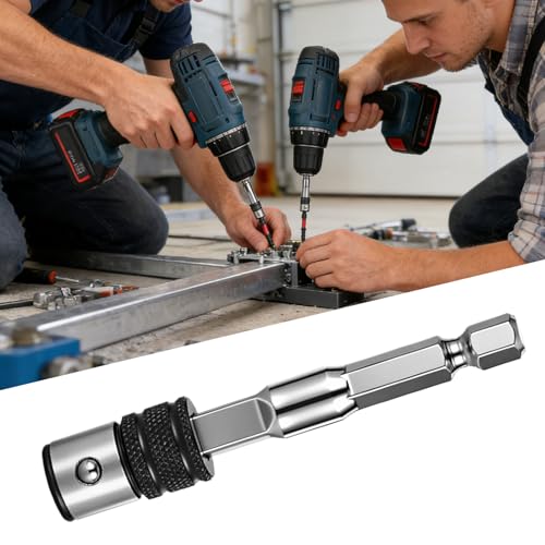 Adaptador de punta de taladro anticaídas para evitar pérdidas de tornillos en obra 4