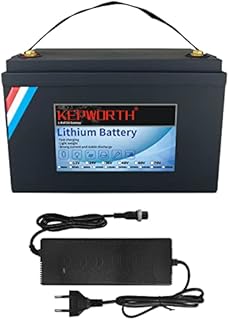12v LifePo4 Battery 12v 100Ah Up to 7000 Deep Cycles with BMS Lithium Iron Phosphate Battery for Trolling Motor Solar Panel RV Boat Golf Cart Off Grid Applications Household Appliances Include Charger