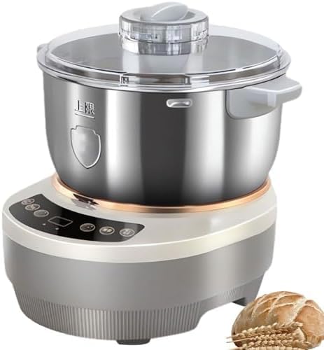 Dough Mixer, Stainless Steel Dough Maker, Built-in Fermentation Function, Touch Panel, Suitable for Home Baking and Professional Baking