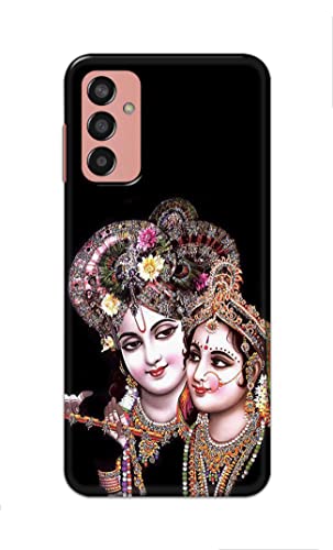 Image of PRINTFIDAA� Printed Hard Back Cover Case for Samsung Galaxy F13 4G Back Cover (Radha Krishna) -2808