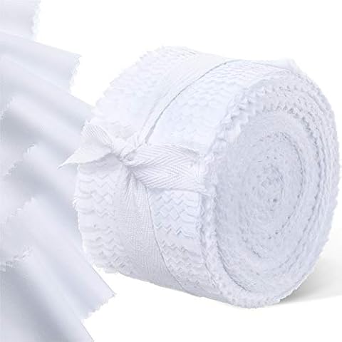 BOAO 40 Pieces Jelly Fabric Strips Collection Cover