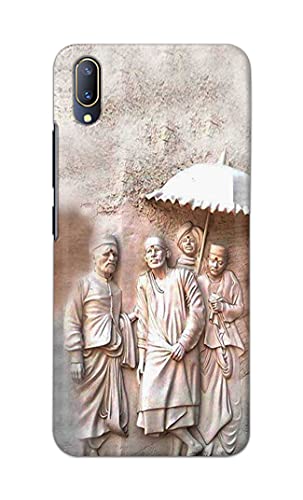 Image of Printed Hard Back Cover Case for Vivo V11 Pro Back Cover (Sai Baba) -1803