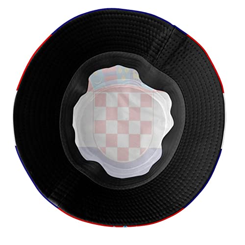 Sombrero tipo bucket bandera de Croacia para mujer y hombre miniatura 5