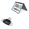 BoxWave Smart Gadget Compatible with Lenovo Yoga 7i (14 in – 82QE) – AllReader SD Card Reader, microSD Card Reader SD Compact USB – Jet Black