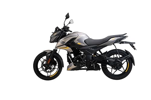 Image of Bajaj Pulsar N160 Twin Disc Single Channel Single Seat Motorcycle /Motorbike - Harbor Grey - Ex-Showroom