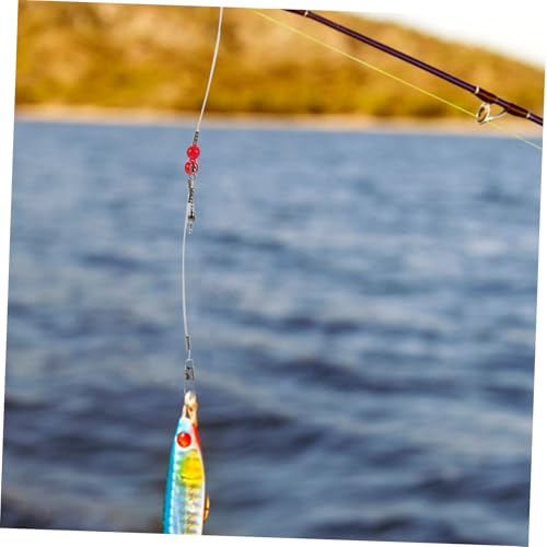 Línea de pesca profesional de 6 piezas ibasenice de nylon y acero inoxidable miniatura 5
