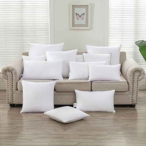 Throw-Pillow-Inserts-16-x-26-Pack-of-2-White-Down-Feather-Pillow-Stuffer-Premium-Decorative-Pillows-for-Sofa-Couch-Bed Throw Pillow Inserts 16 x 26 Pack of 2 White Down Feather Pillow Stuffer Premium Decorative Pillows for Sofa Couch Bed