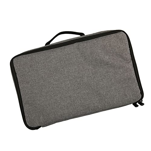 Funda portátil para proyector de 13,6 x 7,9 x 4 pulgadas, fabricada en nailon de alto rendimiento con asa resistente, color gris miniatura 3