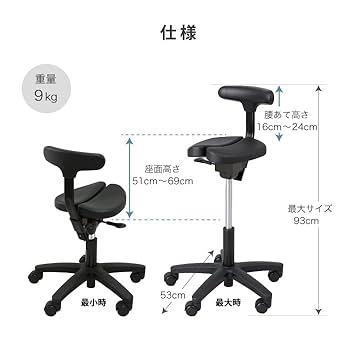 Amazon.co.jp: アーユルチェアー キャスタータイプ オクトパス