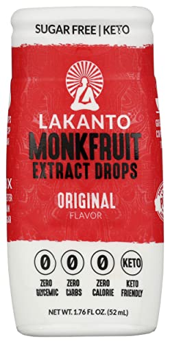 Lakanto Sugar Free Liquid Monk Fruit Extract Sweetener Original F...