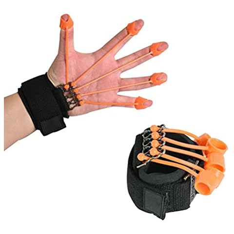 Dapuly Silicone Finger Stretcher, Unisex Hand Resistance Bands Hand Extensor Hand Rehabilitation Therapy Finger Grip Strengthener for Hand Yoga 20/40/60/75lbs Cover