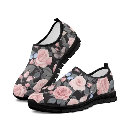 Image of Women's Loafers Slip On Slip Shoe Casual Walking Shoes Non Slip Work Shoes Mesh Athletic Sneakers