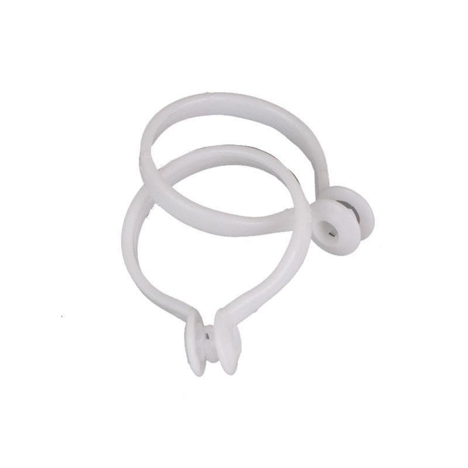 Anillos de Cortina Blancos, Trabillas for Cortinas, Clips, Ganchos y