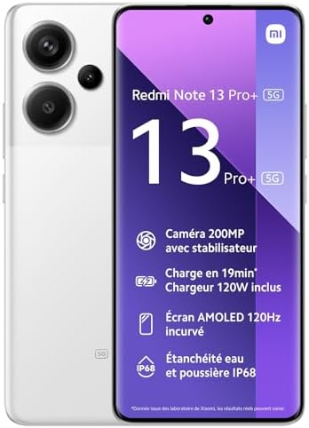 （新品未開封）Redmi Note 13 Pro + 5G 8/256GB 白 Redmi Note 13 Pro 5G XIG05 8G+256G [オーシャンティール] au