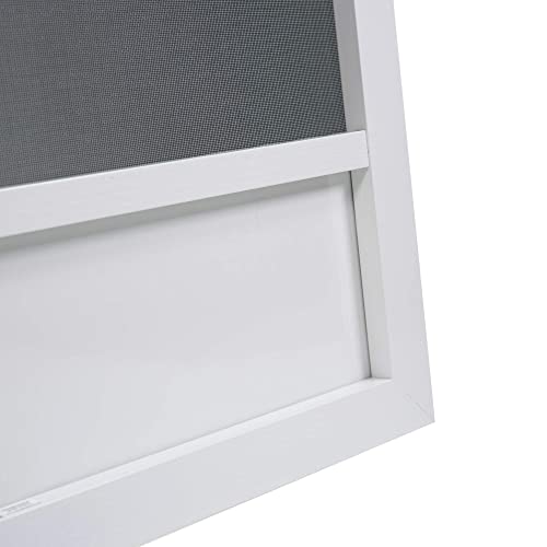Canoe Creek White Aluminum Screen Door (80X36) #TOP6