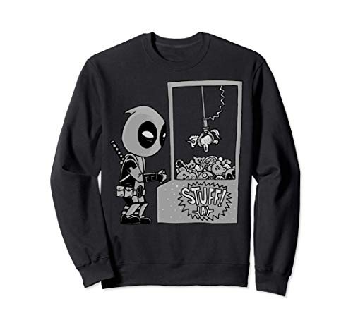 Marvel Deadpool Claw Machine Drawing Sudadera