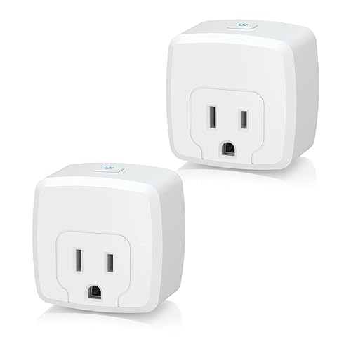 Miniatura 8 de HBN Enchufe inteligente Mini 15A, toma inteligente WiFi funciona con Alexa, Google Home Assistant, control remoto con función de temporizador, no