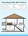 [Add -on 3MP Camera] Tonton 3MP Ultra HD Wireless IP Network Camera Outdoor Indoor Security Camera with PIR Sensor, 2 Way Audio, Floodlight, Suitable for All of Tonton NVR and All in one Kits