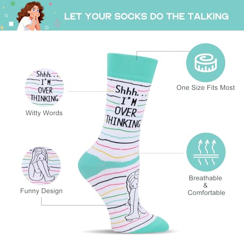 Image of Funny Socks for Women and Teenage Girls, Cute Crazy Unique Novelty Gifts