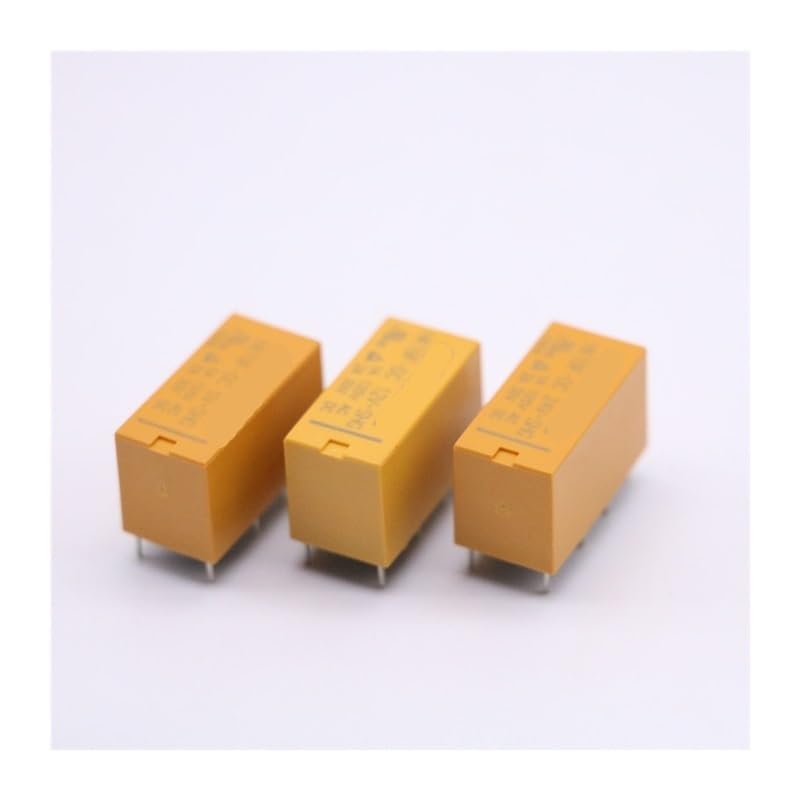 POWTAXBJGD 5PCS Relays HK19F-DC3V/DC5V/DC9V/DC12V/24V-SHG 8-Pin 2A Relays 2 Open and 2 Close Two Group Conversion(HK19F DC12V SHG)