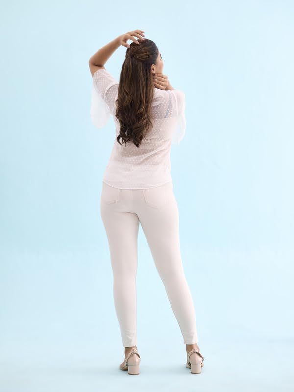 Image of GO COLORS Women Mid Rise Premium Straight Jeans