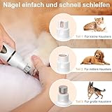 TECHMUR Hundeschermaschine und Pfotentrimmer 3in1 Set,Schermaschine für Haustiere,Profi Tierhaarschneider für Dichtes Fell + Pfotenschneider - Hunde & Katzen