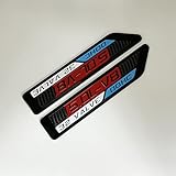5.0L-V8 32 Valve DOHC Custom Emblem S550 Coyote Platform Soler Performance Badge (Black - Red, White