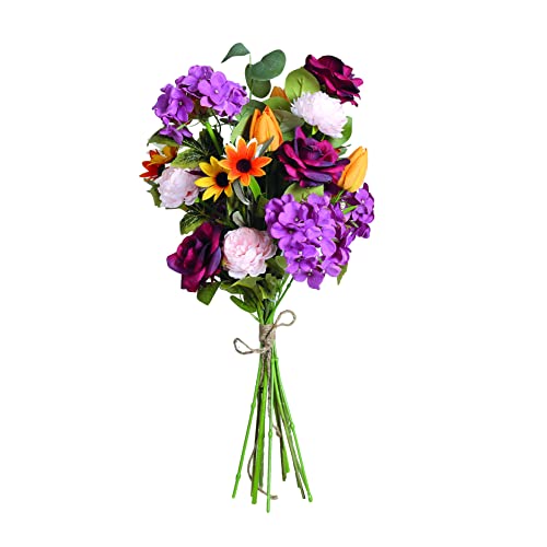 Bouquet de fleurs artificielles pour centre de table salon