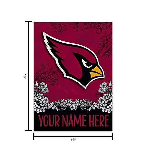 Image of Rico Industries NFL Standard /Primary Personalized 13 inch x 18 inch Double Sided Garden Flag