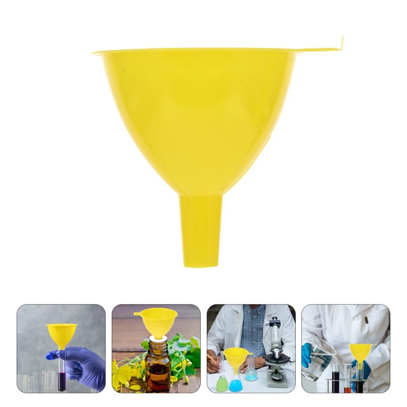 PRETYZOOM 15pcs Plastic Funnel Funnel for Laboratory Kitchen Use Lightweight Design for Easy Liquid Transfer and Storage