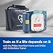 Philips HeartStart Home and OnSite AED Defibrillator Trainer with Zippered Carry Case, for Training Purposes Only, M5085A