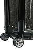 Samsonite Lite-Box – średniej wielkości walizka z twardą skorupą klasy premium 69 cm, walizka podróżna z 4 kółkami, lekka, zamek TSA, 75 l – 2,80 kg – czarna