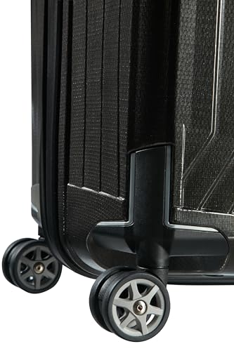 Samsonite Lite-Box - Premium Hartschalenkoffer Mittelgroß 69 cm, Reisekoffer mit 4 Rollen, Leicht, TSA-Schloss, 75L - 2.80 KG - Schwarz