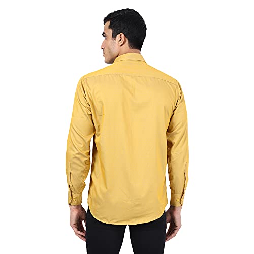 Image of TAHVO Men's Regular Fit Long Sleeves Cotton Formal Shirt