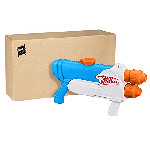 Super Soaker Barracuda Wasserpistole zwei Wasserstrahlen großer 1L Wassertank einfaches Auffüllen