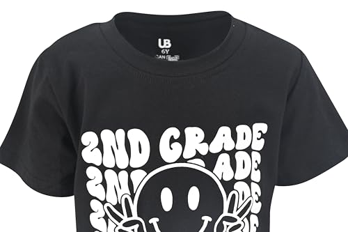 Image of Unique Baby Boys 2nd Grade Vibes Only Back to School T Shirt