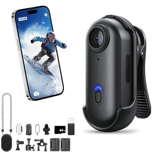 Pov Camera Pro�A4k �e�w�A�N�V�����J�����APov �L���v�`���J�����A���L�p�E�F�A���u���{�f�B�A�h�x���`���[�A�N�V�����J���A�_�C�r���O�A??�T�C�N�����O�A�A�E�g�h�A�A�N�e�B�r�e�B�p(Black-1080P,64G)